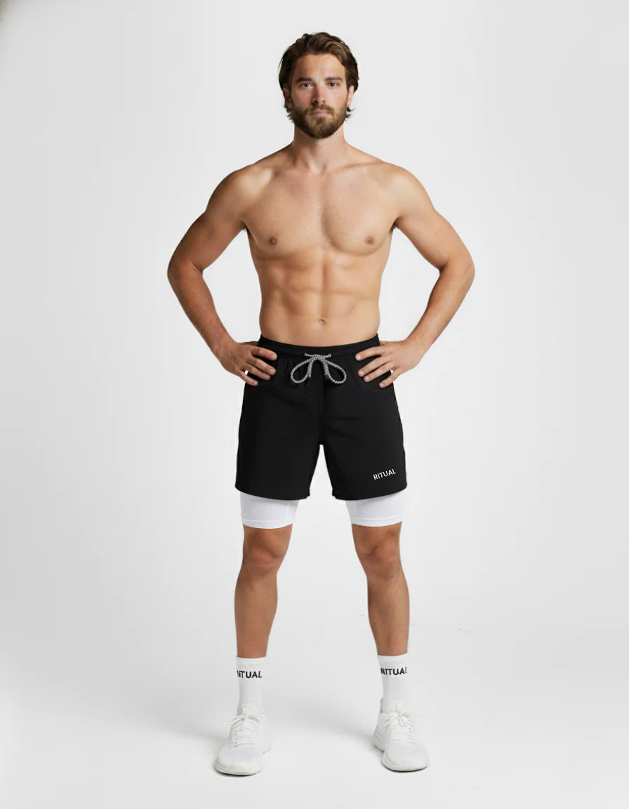 RITUAL 2 in 1 RUNNING SHORTS