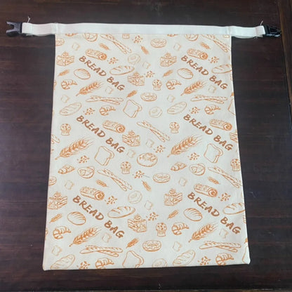New Reusable Beeswax Bread Bags Beeswax Coated Lock Closure Bread