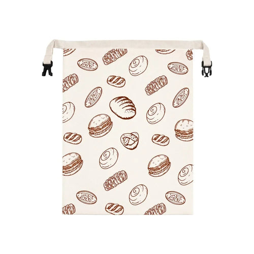 New Reusable Beeswax Bread Bags Beeswax Coated Lock Closure Bread