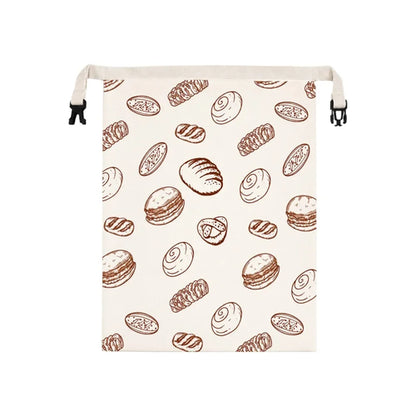 New Reusable Beeswax Bread Bags Beeswax Coated Lock Closure Bread