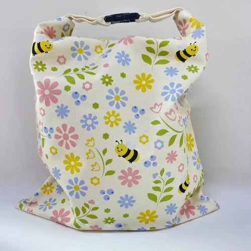 New Reusable Beeswax Bread Bags Beeswax Coated Lock Closure Bread