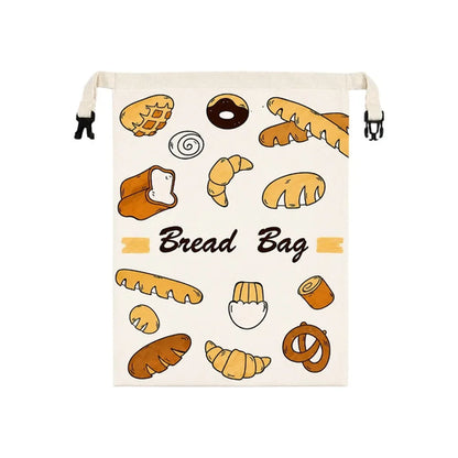 New Reusable Beeswax Bread Bags Beeswax Coated Lock Closure Bread