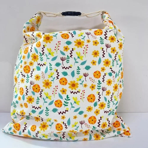 New Reusable Beeswax Bread Bags Beeswax Coated Lock Closure Bread