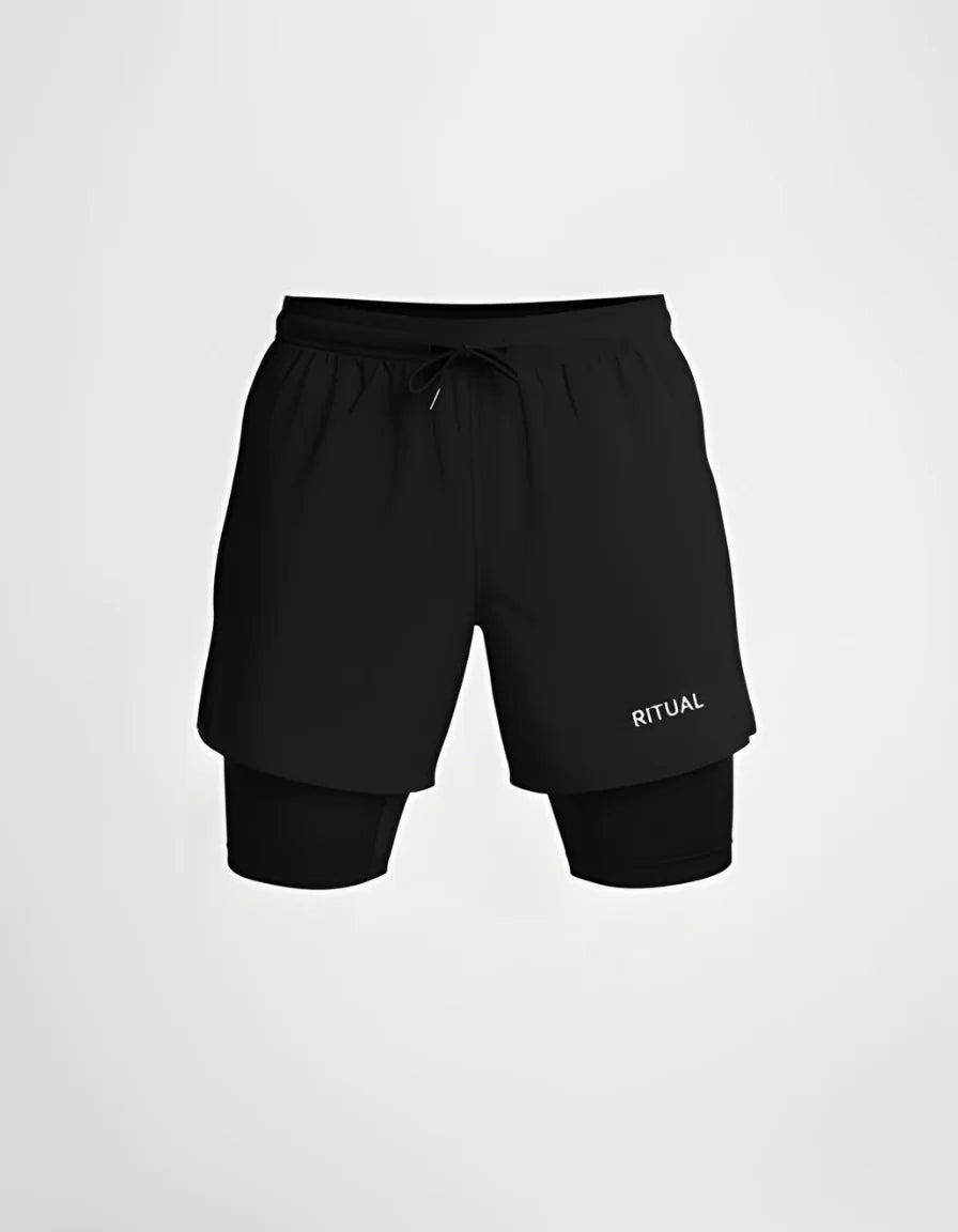 RITUAL 2 in 1 RUNNING SHORTS